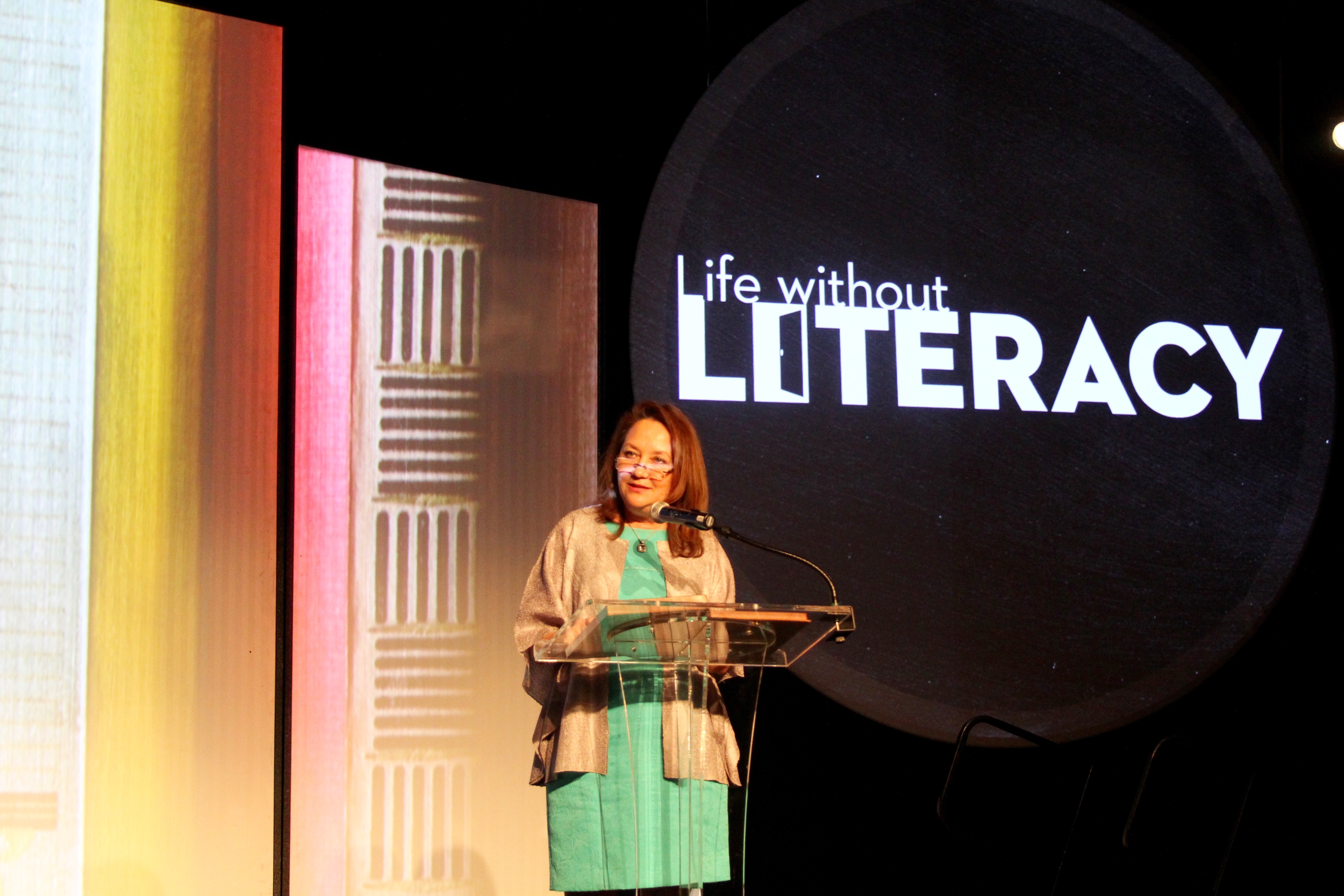 Texas First Lady, Cecilia Abbott, Speaks at the Life Without Literacy event