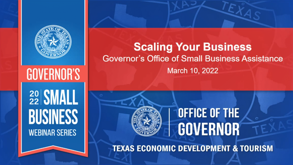 Governor’s Small Business Webinar Series Thumbnail