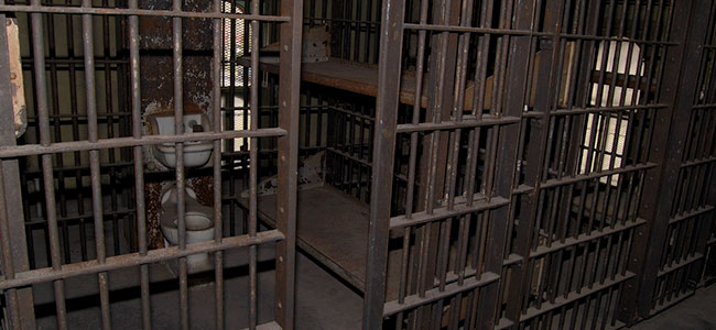 Interior of the Caldwell County Jail Cell
