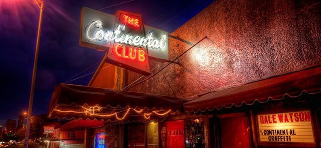 The Continental Club Exterior and Signage