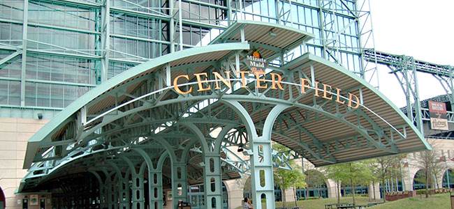 Exterior of Center Field entrance of Minute Maid Park