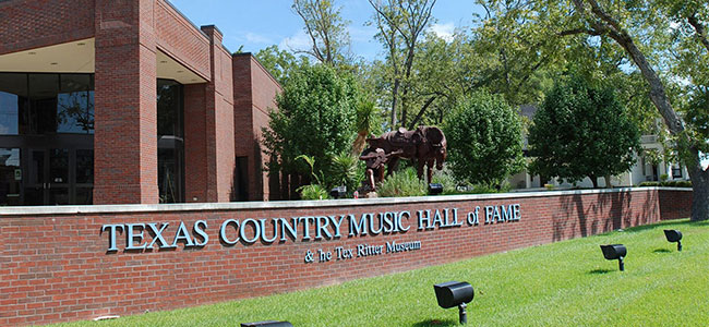 Exterior of the Texas Country Music Hall of Fame