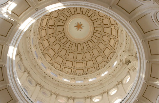 The dome of the capitol building