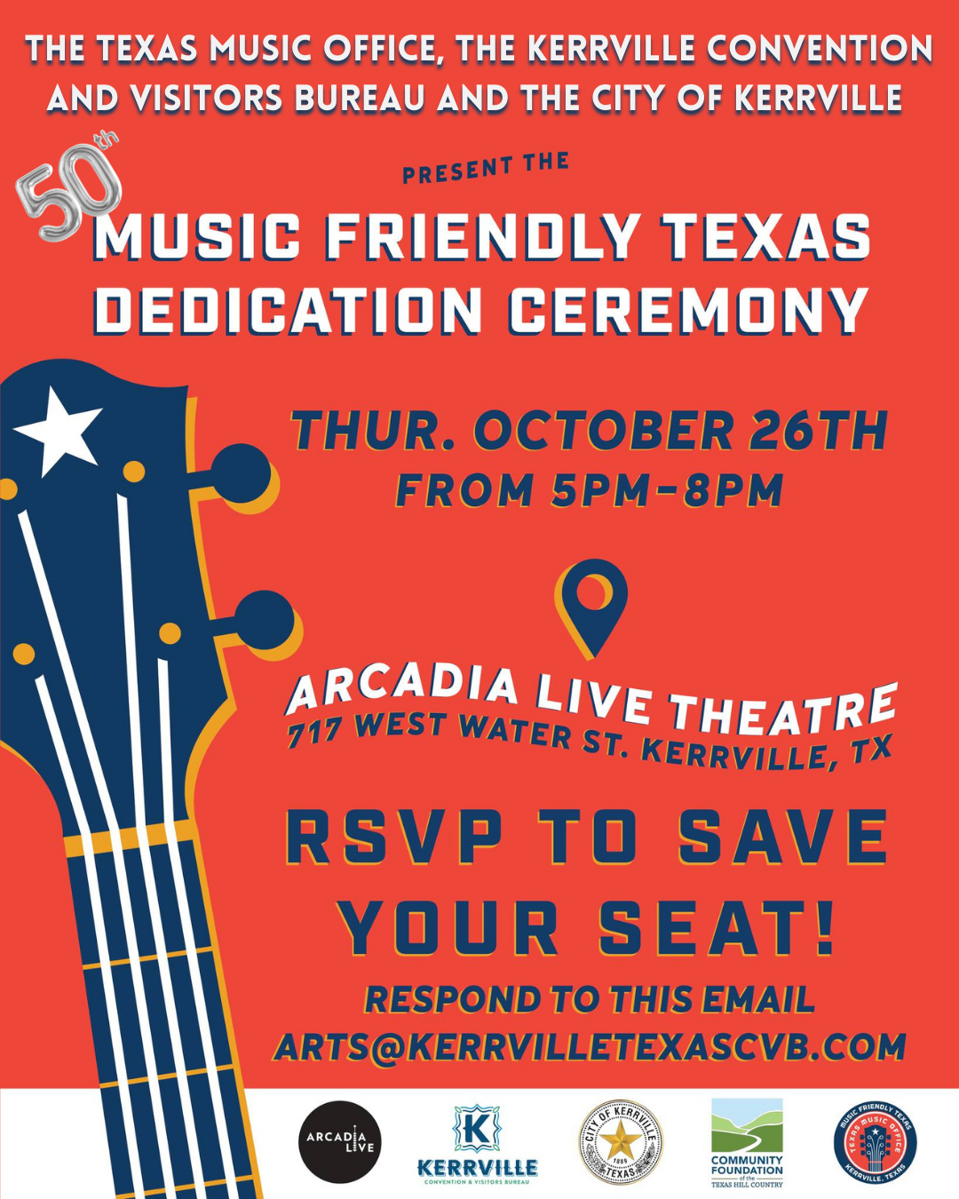 Texas Music Office Announces Kerrville Designated Music Friendly Texas