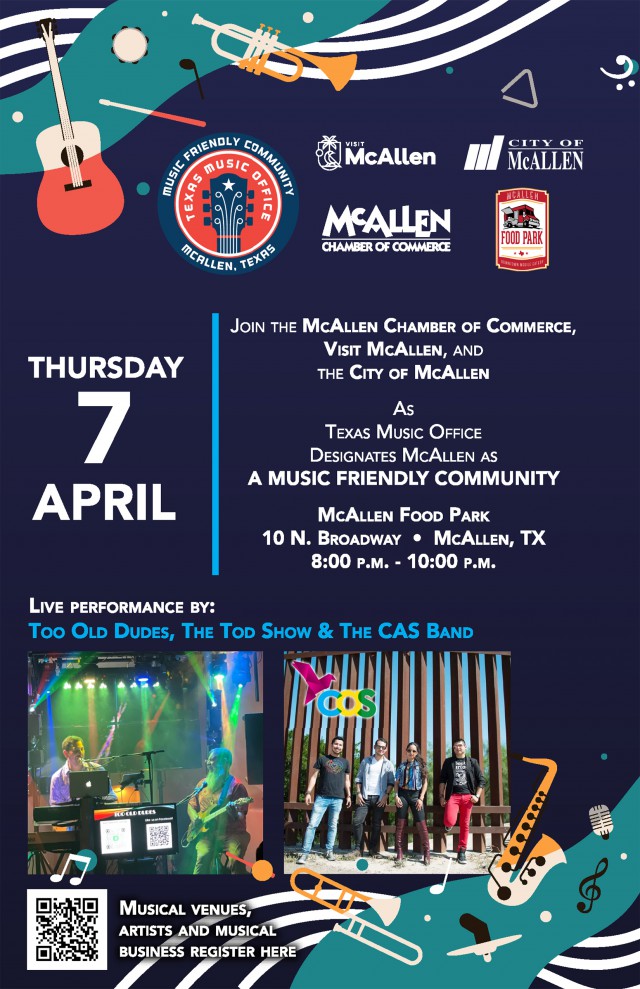 Governor Abbott Announces McAllen Designated As Music Friendly Community