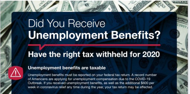 Federal Income Taxes & Your Unemployment Benefits