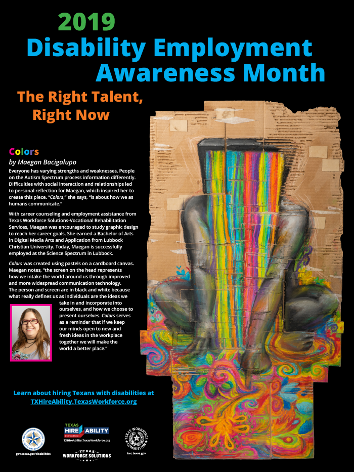 2019 Disabilities Employment Awareness Month Poster