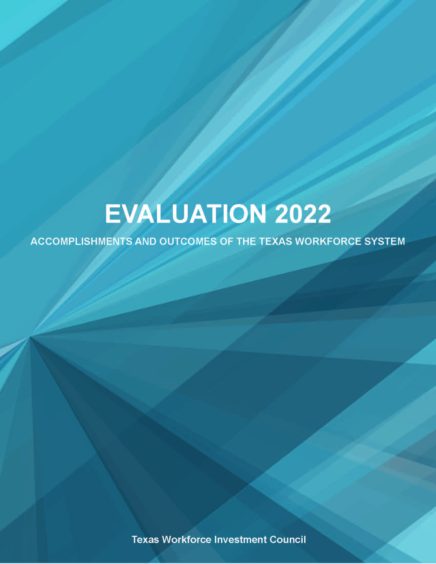 Evaluation 2021 report cover