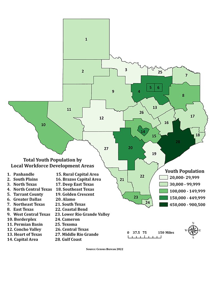 Youth in Texas by LWDA. Click the map to view more.