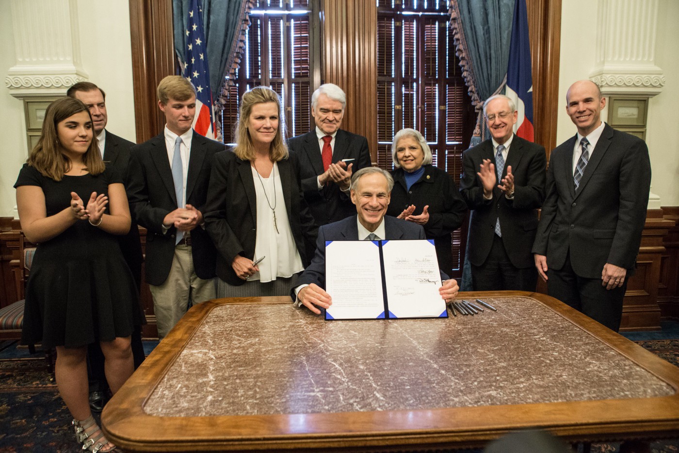Governor Abbott Signs Court Security Bill Office of the Texas