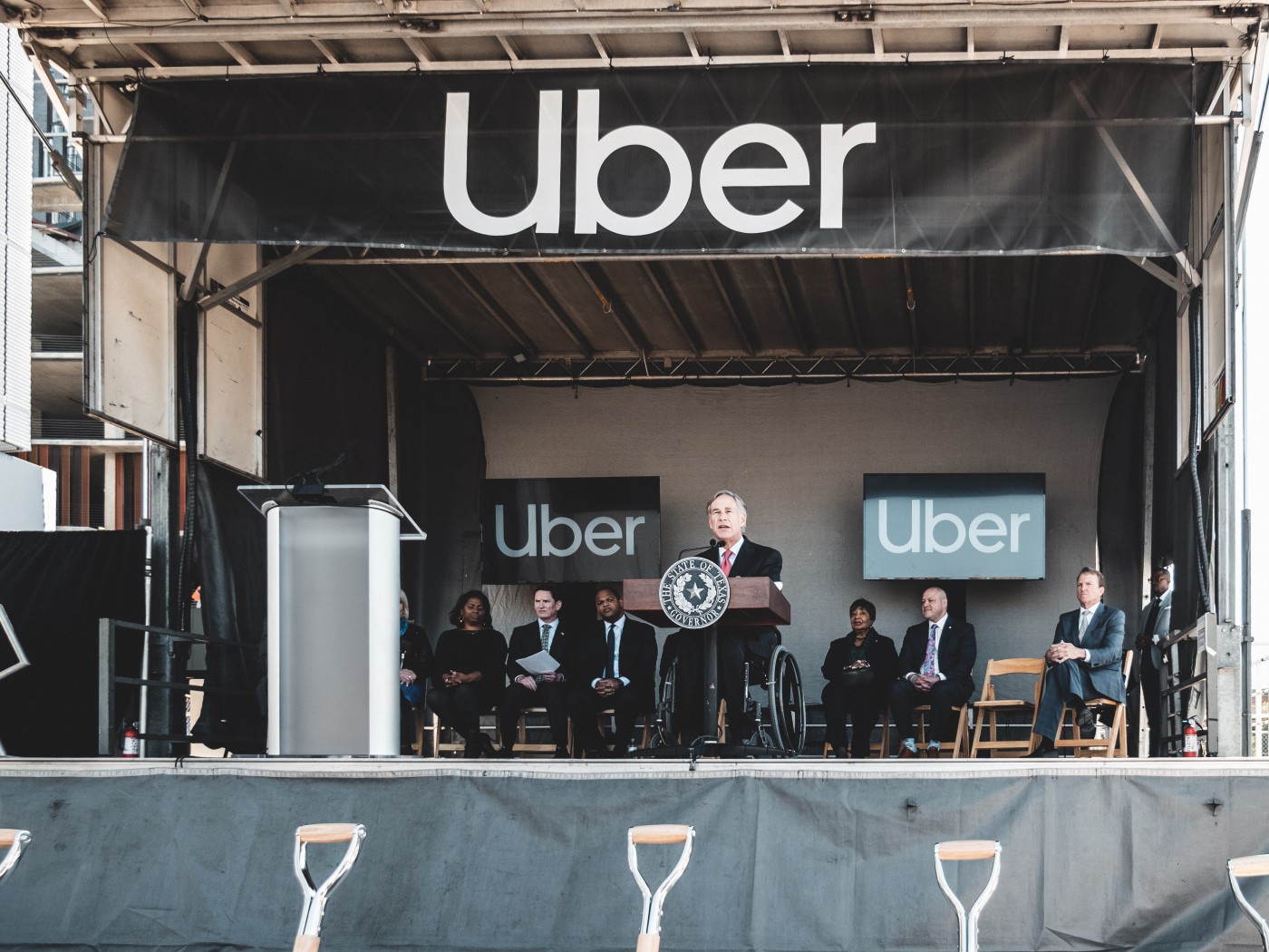 Governor Abbott Delivers Remarks At Grand Opening Of New Uber Hub In