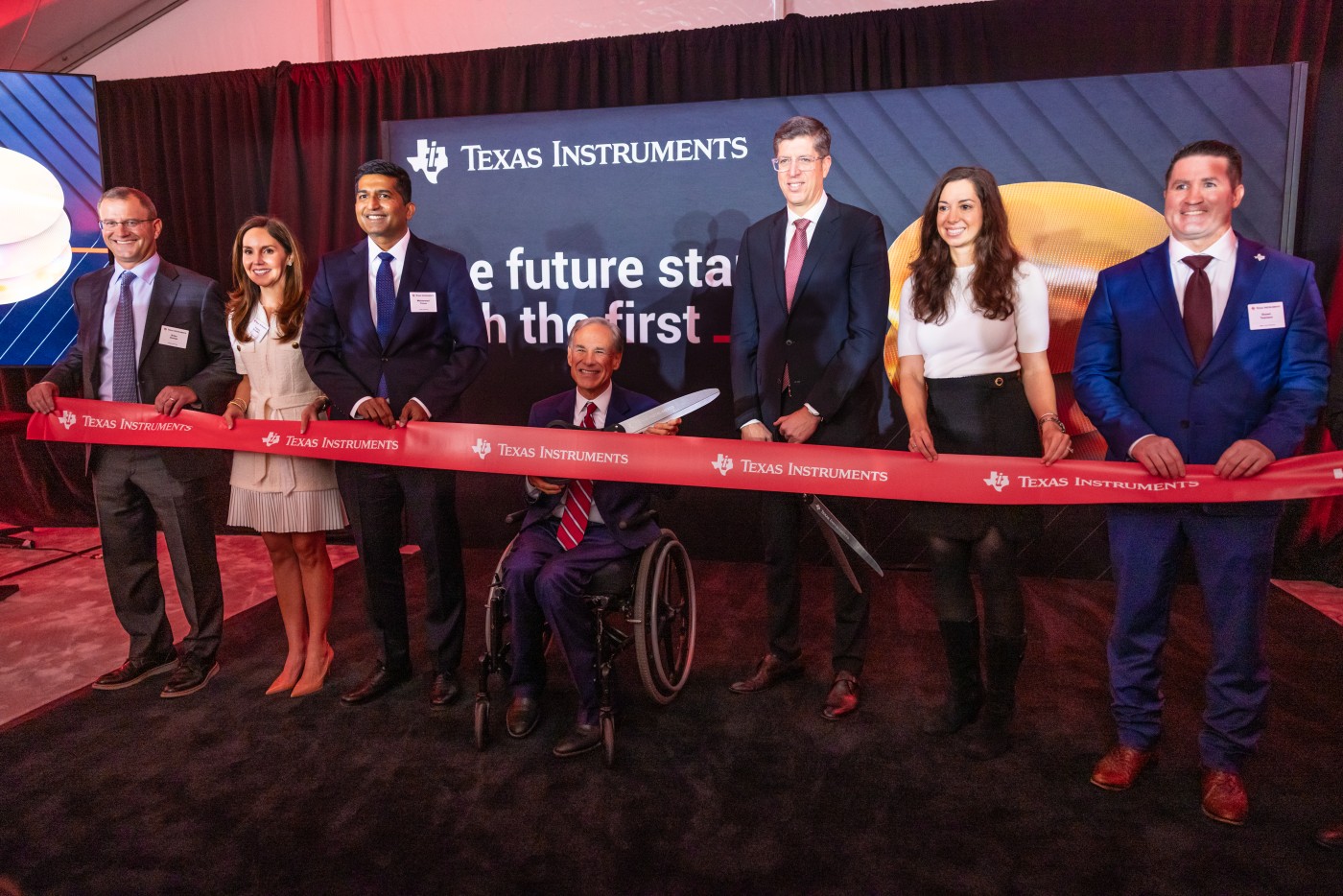 Governor Abbott Delivers Remarks At Texas Instruments’ New Semiconductor Facility Ribbon Cutting