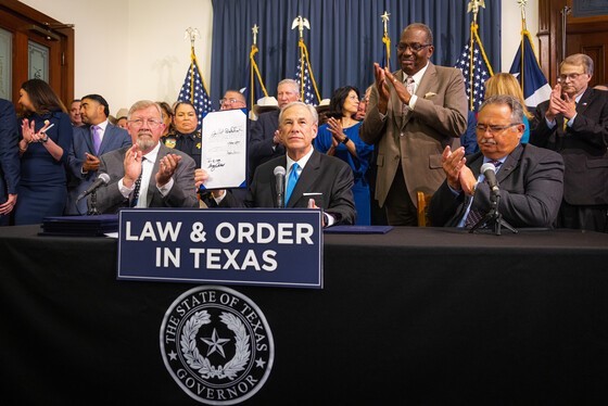 Governor Abbott Signs 8 Public Safety Bills Into Law To Protect