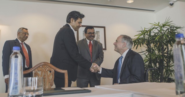 Governor Greg Abbott kicks of the economic development mission in India
