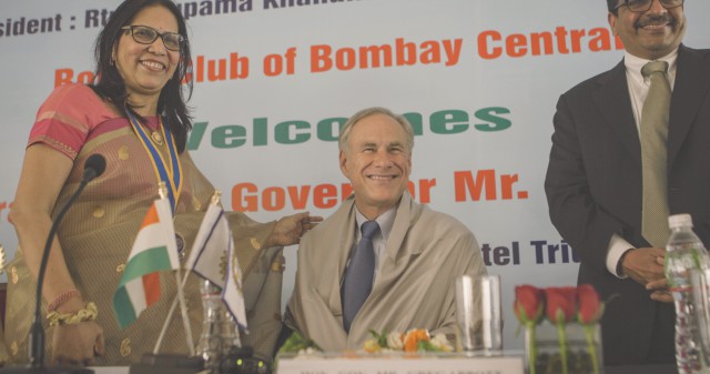 Governor Abbott Promotes Texas Economy, Touts India Relationship At Rotary Club Of Bombay Address Image