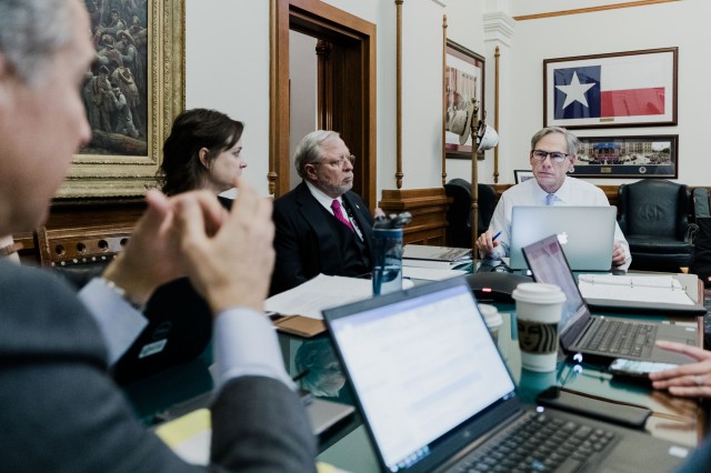 Governor Abbott holds a conference call with Legislators, Mayors, And County Judges To Provide Update On Coronavirus Efforts.