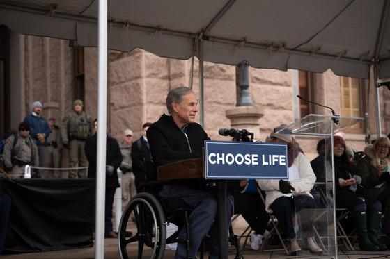 Governor Abbott At Texas Rally For Life 1