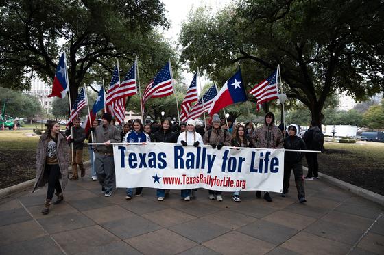 Governor Abbott At Texas Rally For Life 3