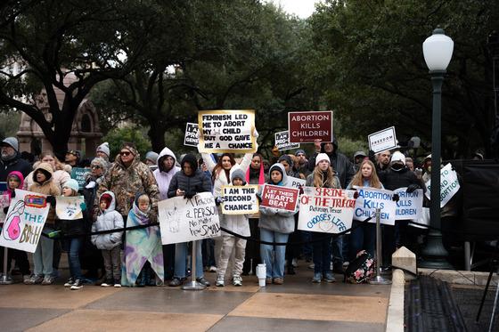 Governor Abbott At Texas Rally For Life 4