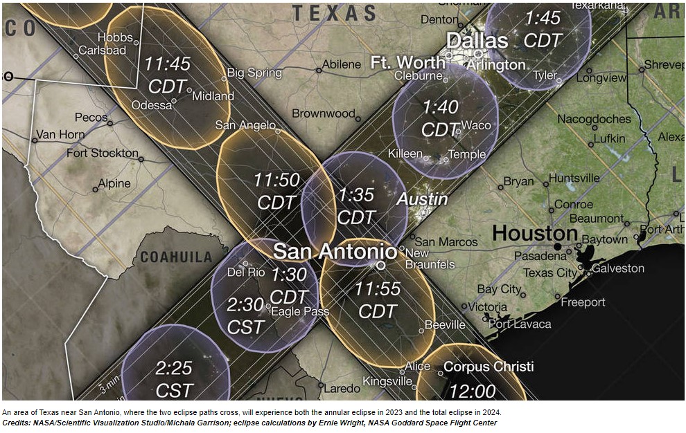 Total Solar Eclipse 2024 Florence Texas Map